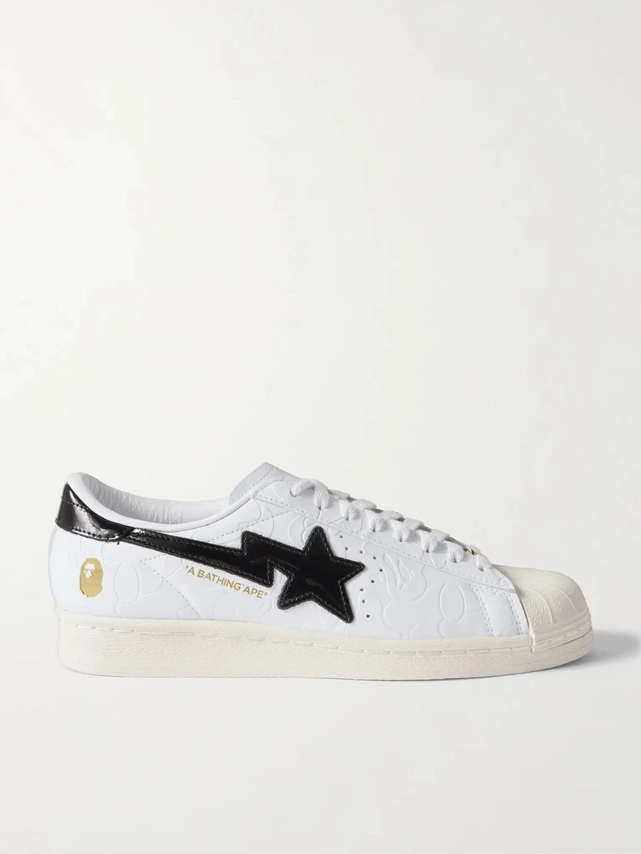 BAPE x adidas Superstar White Black for Sale | Authenticity