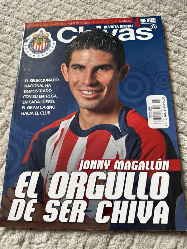 Chivas Vol. 3 Issue 3 May 2007 Jonny Magallón Soccer Magazine Spanish