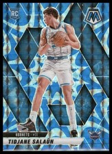 2024-25 Panini Mosaic #241 Tidjane Salaun Reactive Blue Mosaic