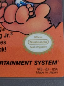 Donkey Kong Classics Nintendo NES, 1985 Cartridge Only Patent Pending Not Tested