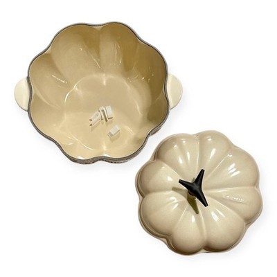 Le Creuset Dune Enameled Cast Iron Pumpkin-shaped Cocotte 2.25
