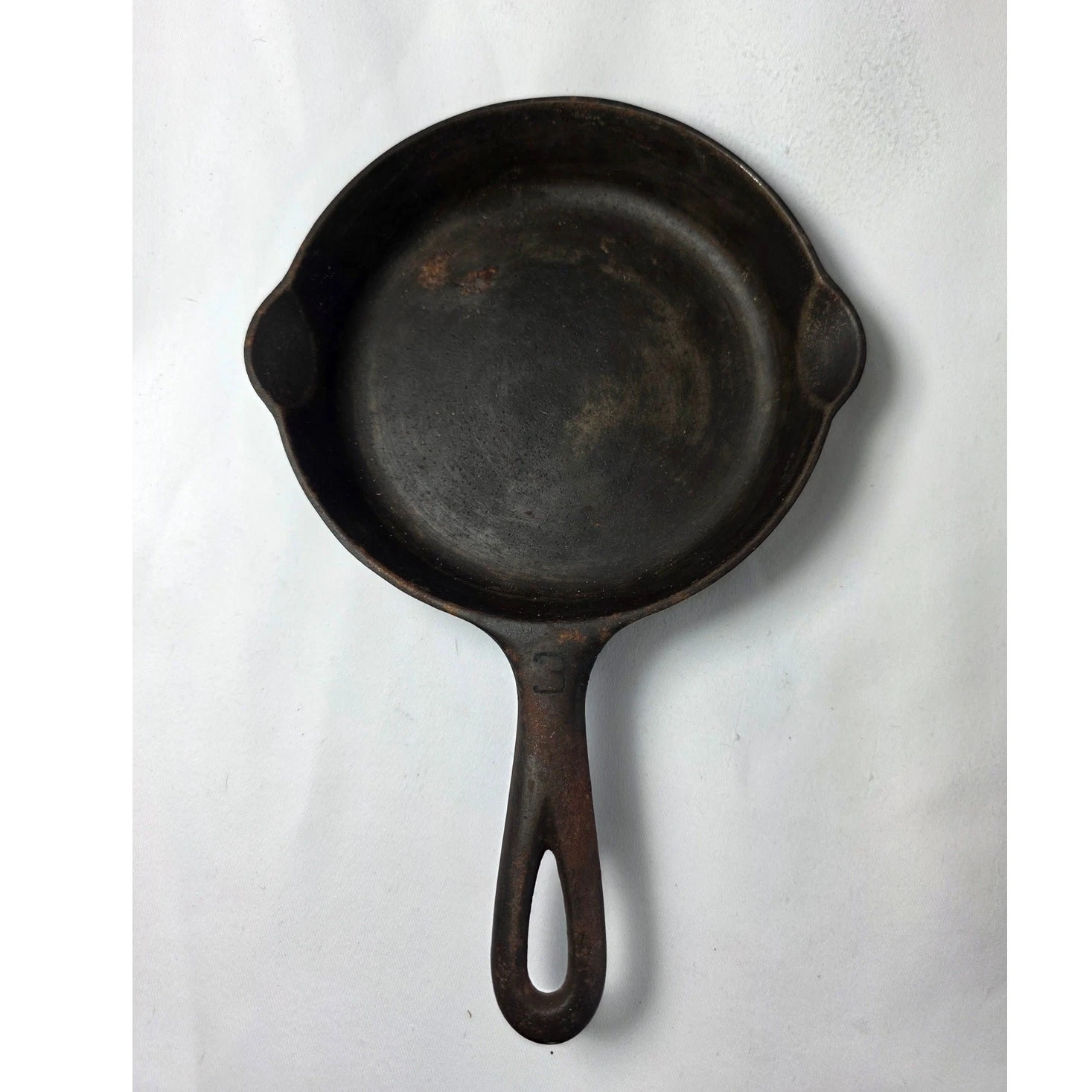 Griswold Cast Iron Skillet Size No. 3 Small Logo 709 E Erie PA Vintage