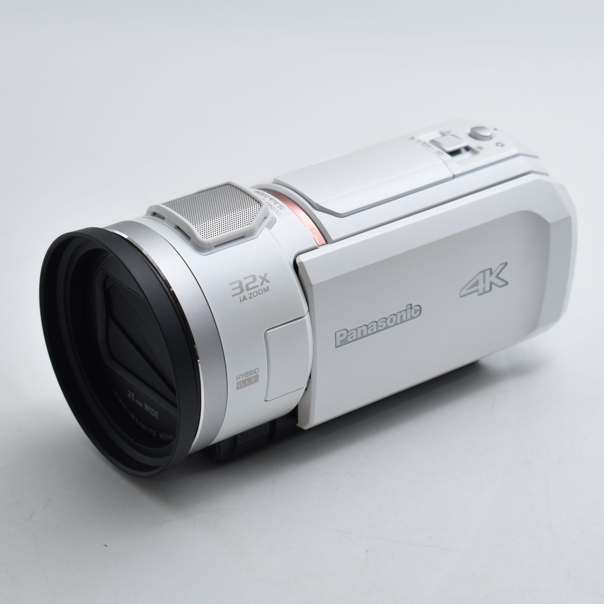Panasonic HC-VX3-W 4K Video Camera Pearl White Image Stabilization