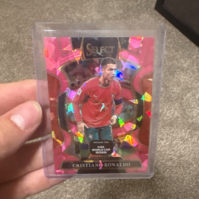 Panini 2023-24 Select FIFA Cristiano Ronaldo Portugal Terrace Pink Prizm #95/75