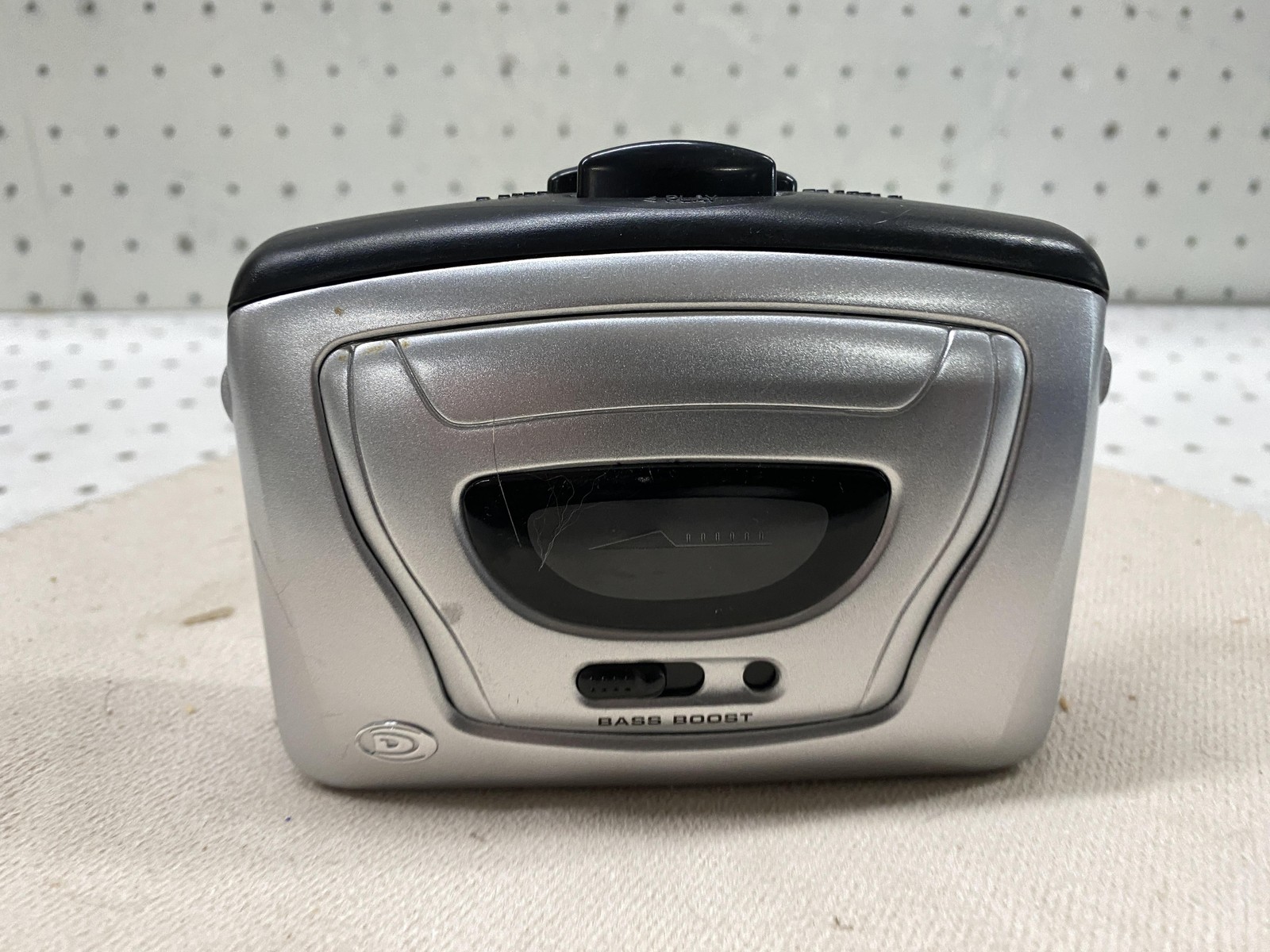 Silver Bass Boost Walkman Style Audio