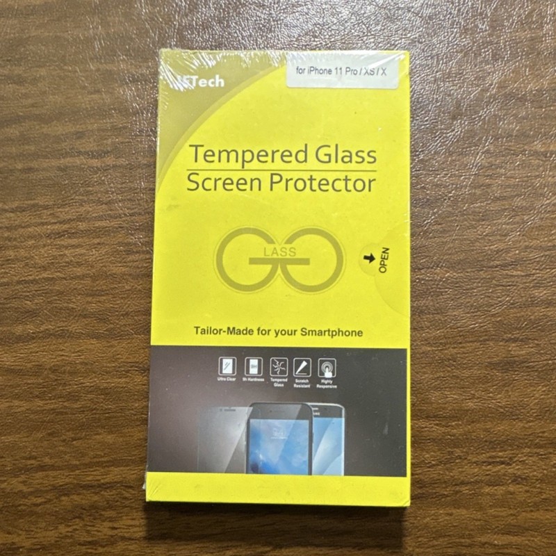 JETech Clear Tempered Glass Screen Protector Anti-Scratch for iPhone 11 Pro X XS