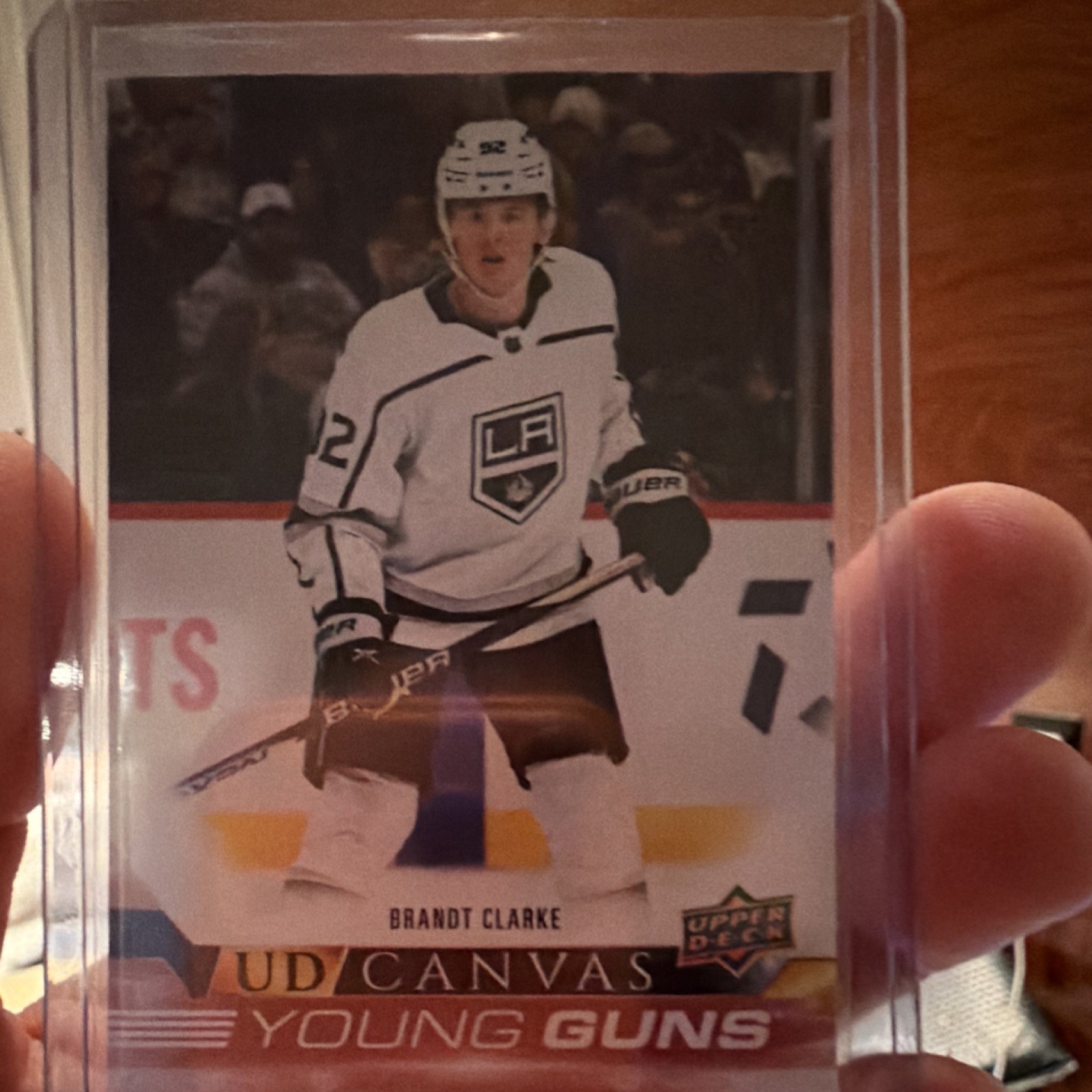 Upper Deck 2022-23 Series 2 UD Canvas Young Guns Brandt Clarke #C226 Kings