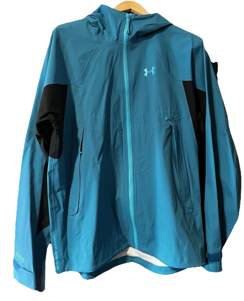 Manteau De Pluie Under Armour Homme Bleu Marine - Taille Small, Résistant à L'eau