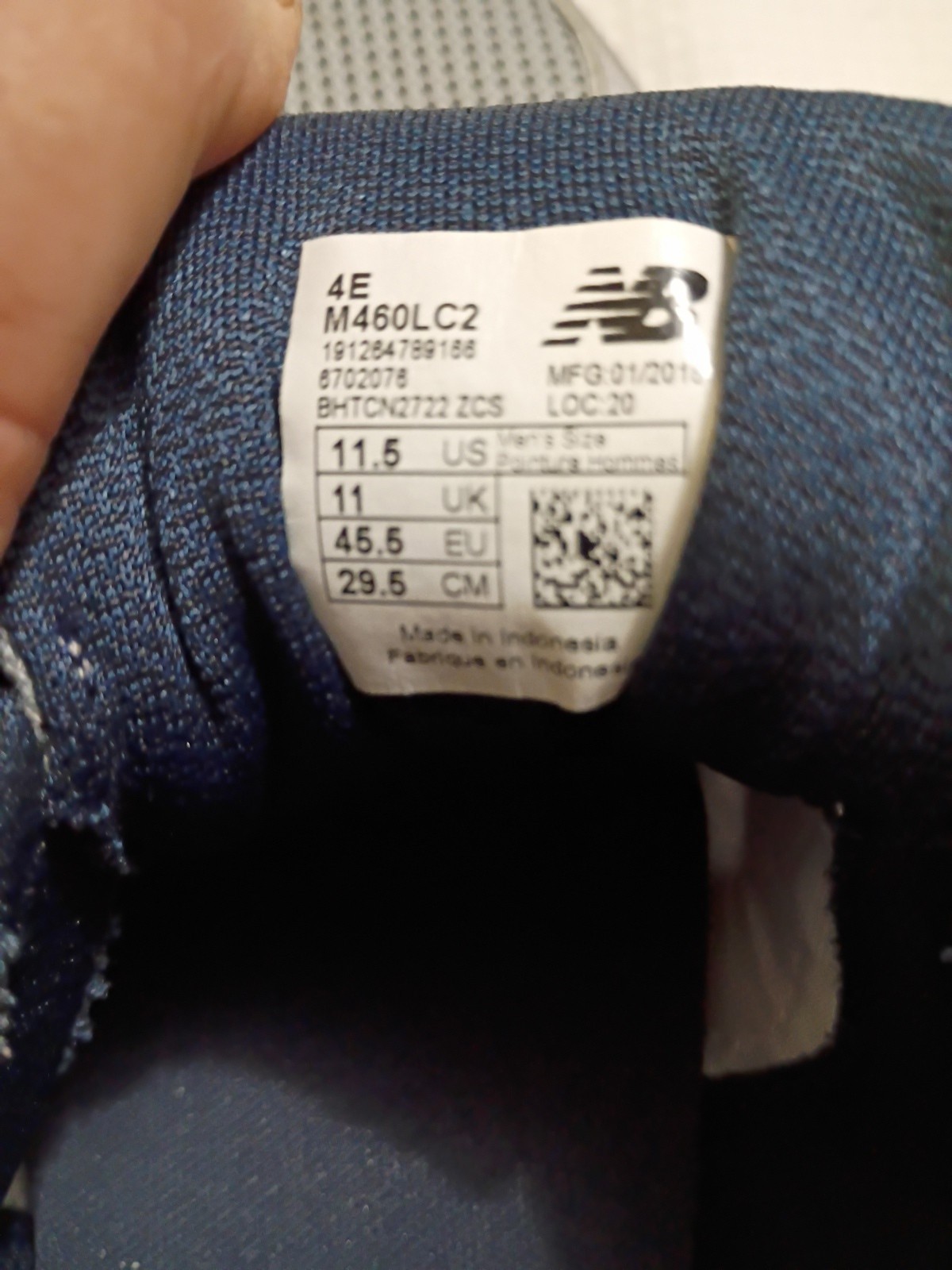 SAOLA Scarpe sneakers New Balance 460v2 uomo 11 5 grigio blu corsa atletica passeggio