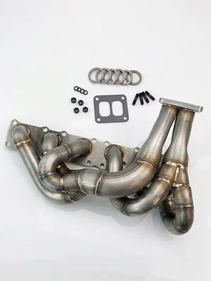 Top Mount Single Turbo Exhaust Manifold for BMW N54 E82 E90 E92 135i 335i 535i - Image 1 of 4