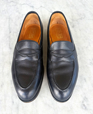 Edward Green Montpellier full saddle penny loafer last 184 US 8.5 UK 8