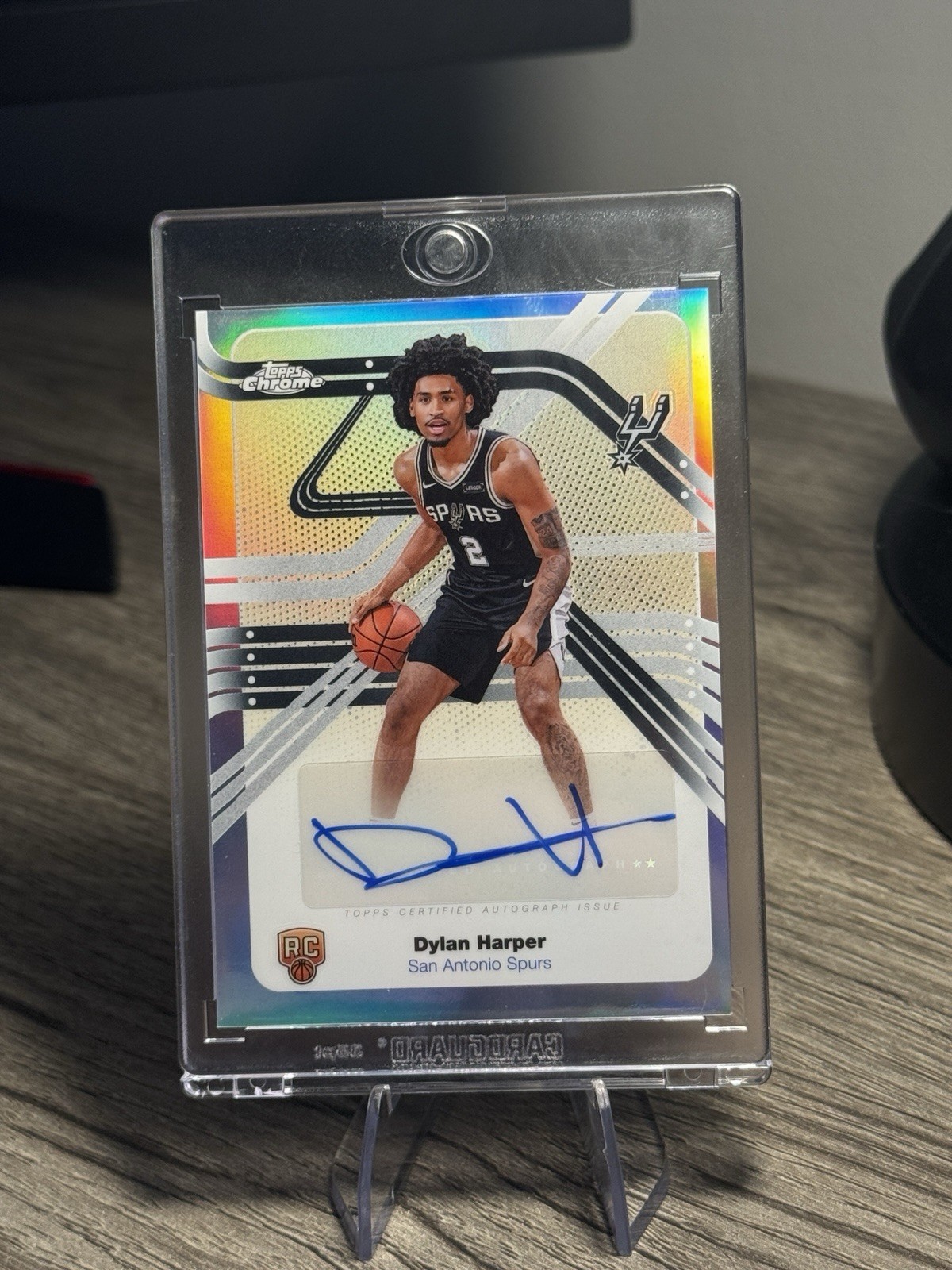 2025 Topps Chrome Dylan Harper Next Stop Signatures Rookie Auto Refractor Insert