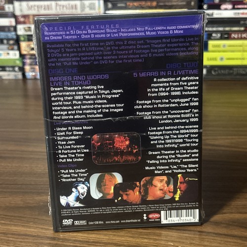 Dream Theater Images and Words Live in Tokyo 5 Years in a LiveTime DVD NEW - Imagen 2 de 2