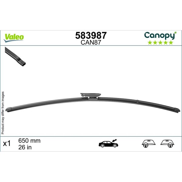 Wischblatt Valeo 583987 FüR Fiat CitroëN Renault Peugeot Lada Opel Fiorino-image