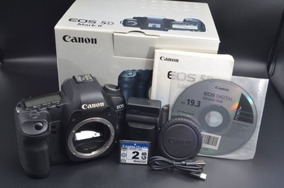 Canon EOS 5D Mark II 21.1 MP Digital SLR Camera Black Body #J43