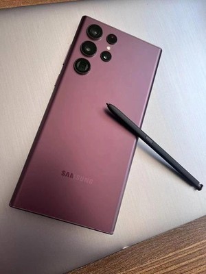 Samsung Galaxy S22 Ultra 5G S908U1 512GB UNLOCKED Smartphone OPEN BOX Burgundy