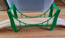 Brio Wooden Railway Reversible Track Bridge 33397 Very Good Condition