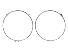 1960-79 Headlamp Rings LH RH Bulb Retainers Falcon Bronco F100 Maverick New