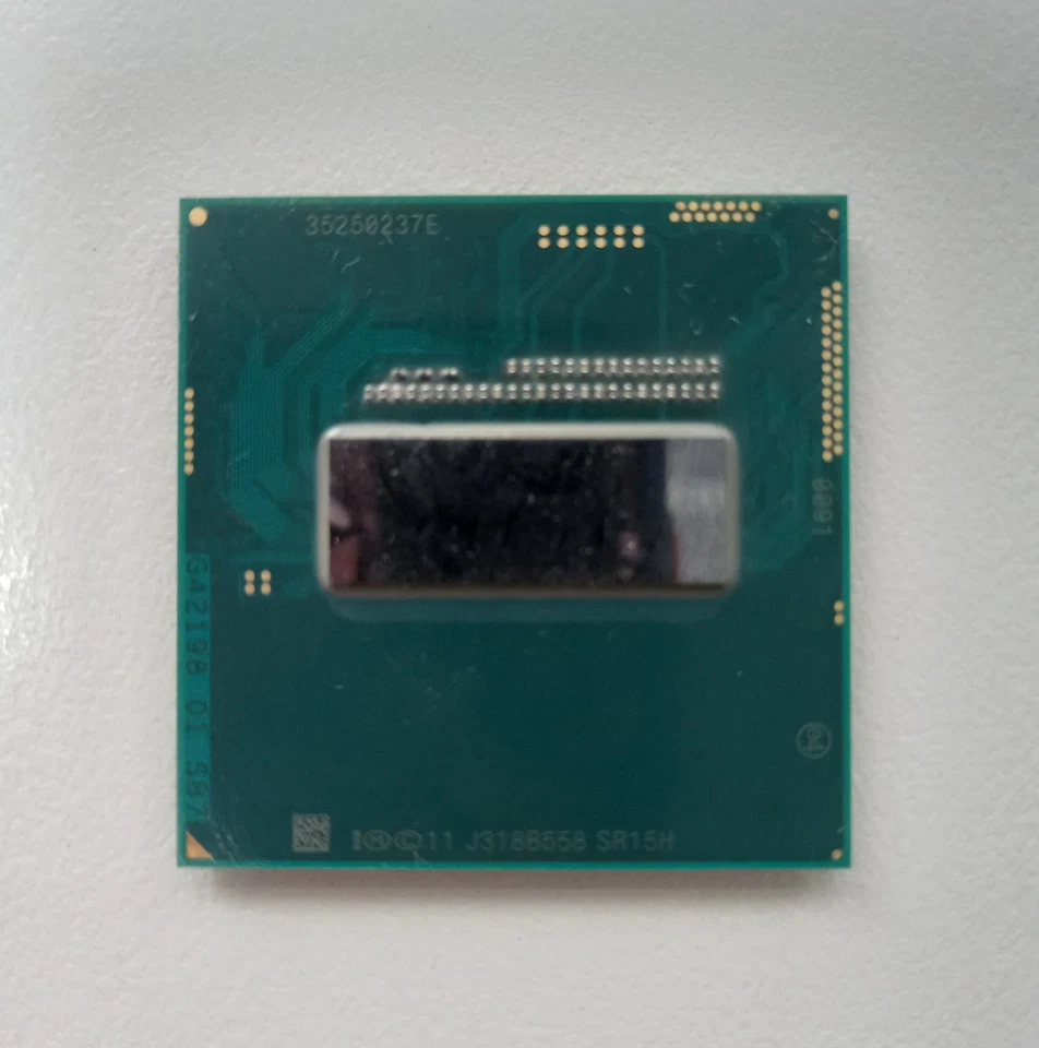 Intel Core i7-4700MQ CPU Prozessor bis 3,4 GHz 8 Kerne Sockel G3 SR15H - Bild 2 von 3