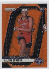 2024 Panini Prizm WNBA Orange Velocity Aaliyah Edwards #142 Rookie RC 0i1b