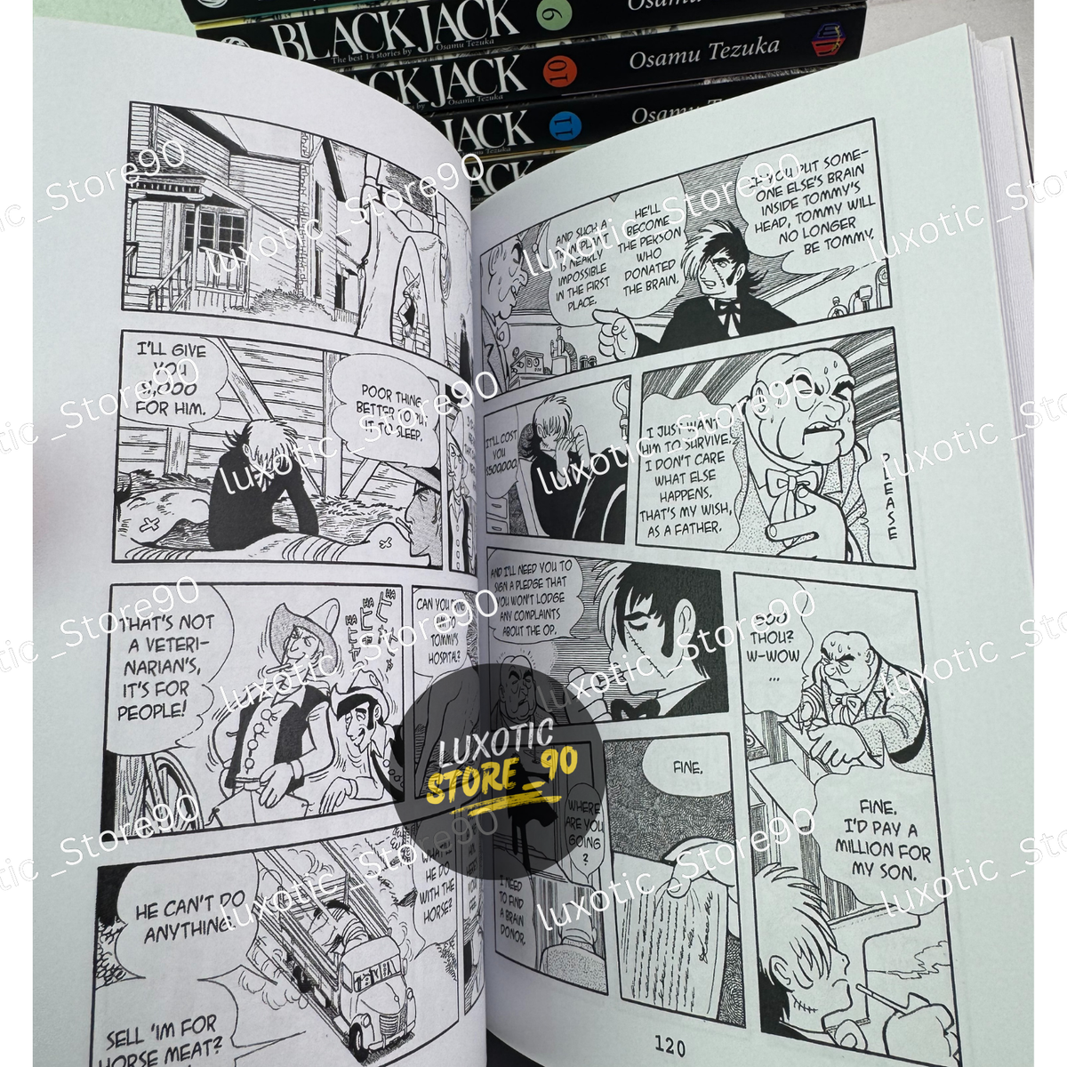 Black Jack Manga Volume 1-17 (End) Complete Set English Edition By