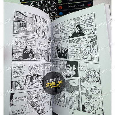 Black Jack Manga Volume 1-17 (End) Complete Set English Edition By