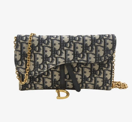 Portefeuille chaîne selle Dior S5614CTZQ 128033474
