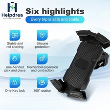 Universal Ebike Bike Bicycle Scooter Motorcycle 360 Rotatable Phone Holder Mount