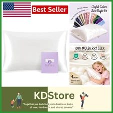 100% Mulberry Silk Toddler Pillowcase – Breathable, Soft & Skin-Friendly