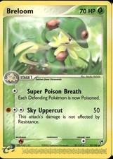Breloom 33/100 Uncommon EX Sandsturm Pokemon