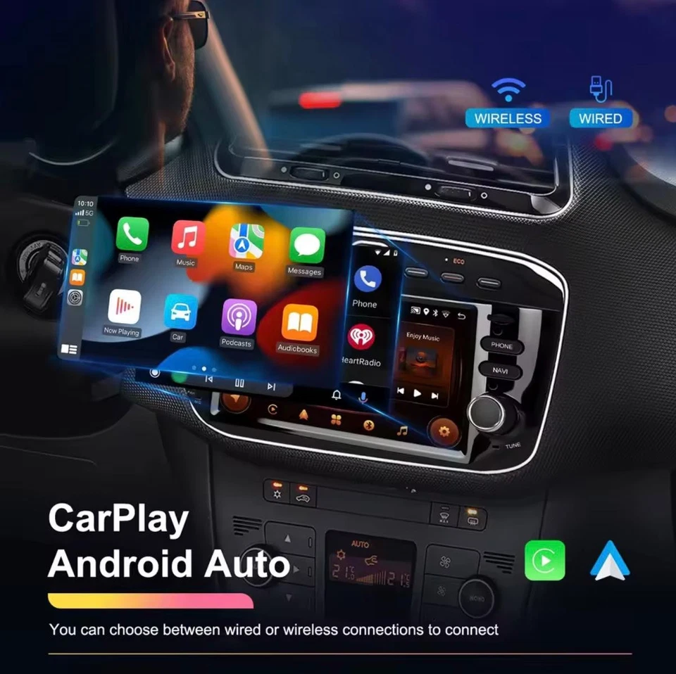 Autoradio Per Fiat Punto 2010-2016 2+64Gb Lettore Multimediale WIFI GPS - Immagine 2 di 4