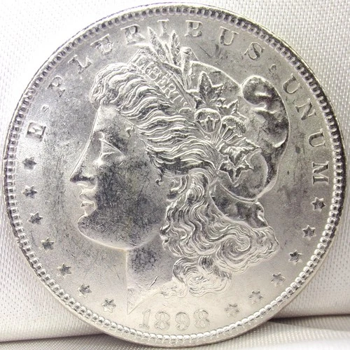 1898 P Morgan Silver Dollar AU/BU