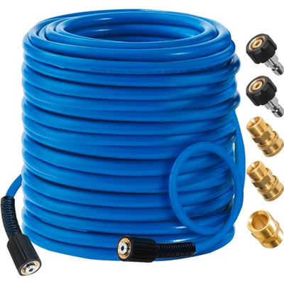 #ad Pressure Washer Hose 100 FT 3600 PSI Flexible Kink Resistant Power Washer Ho... $79.69