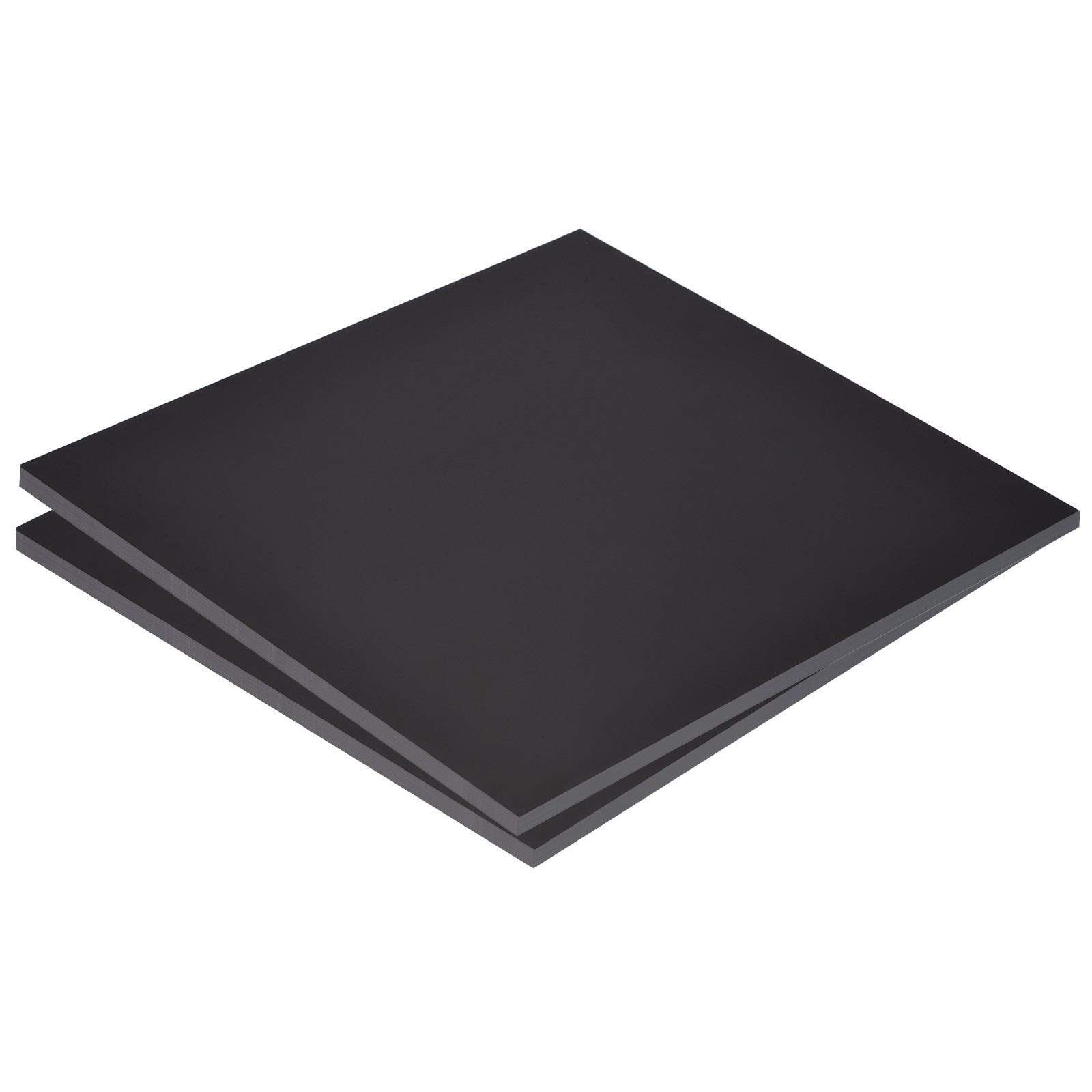 ABS Plastic Sheet 10" x 10" x 0.24" ABS Styrene Sheets Black 2 Pcs