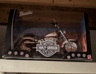 NEW Harley Davidson Red Fat Boy Motorcycle Mattel Barbie Doll. Ships Promptly.,