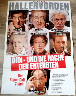 Filmplakat: Didi und die Rache der Enterbten Dieter Hallervorden
