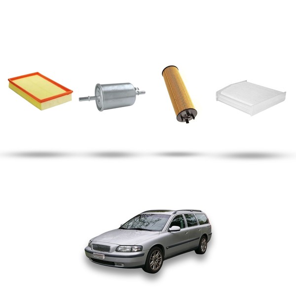 Hoffcar Wartungsset FüR Volvo V70 II 2.4 20V Turbo 147KW Von 2000 Bis 2002-image