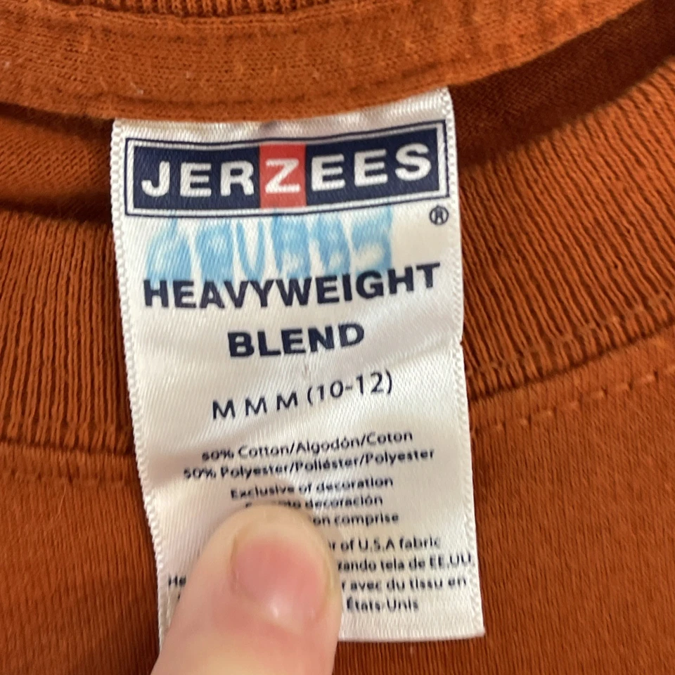 Camiseta de baloncesto juvenil University of Texas Longhorn mediana (10/12) naranja Foto 4 de 4