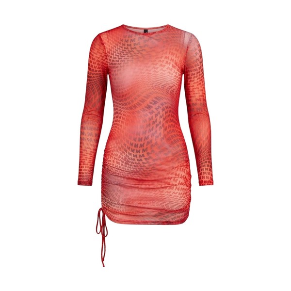 Missy Empire - Minikleid FüR Damen, Netzmaterial, LangäRmlig (GT37492)-image