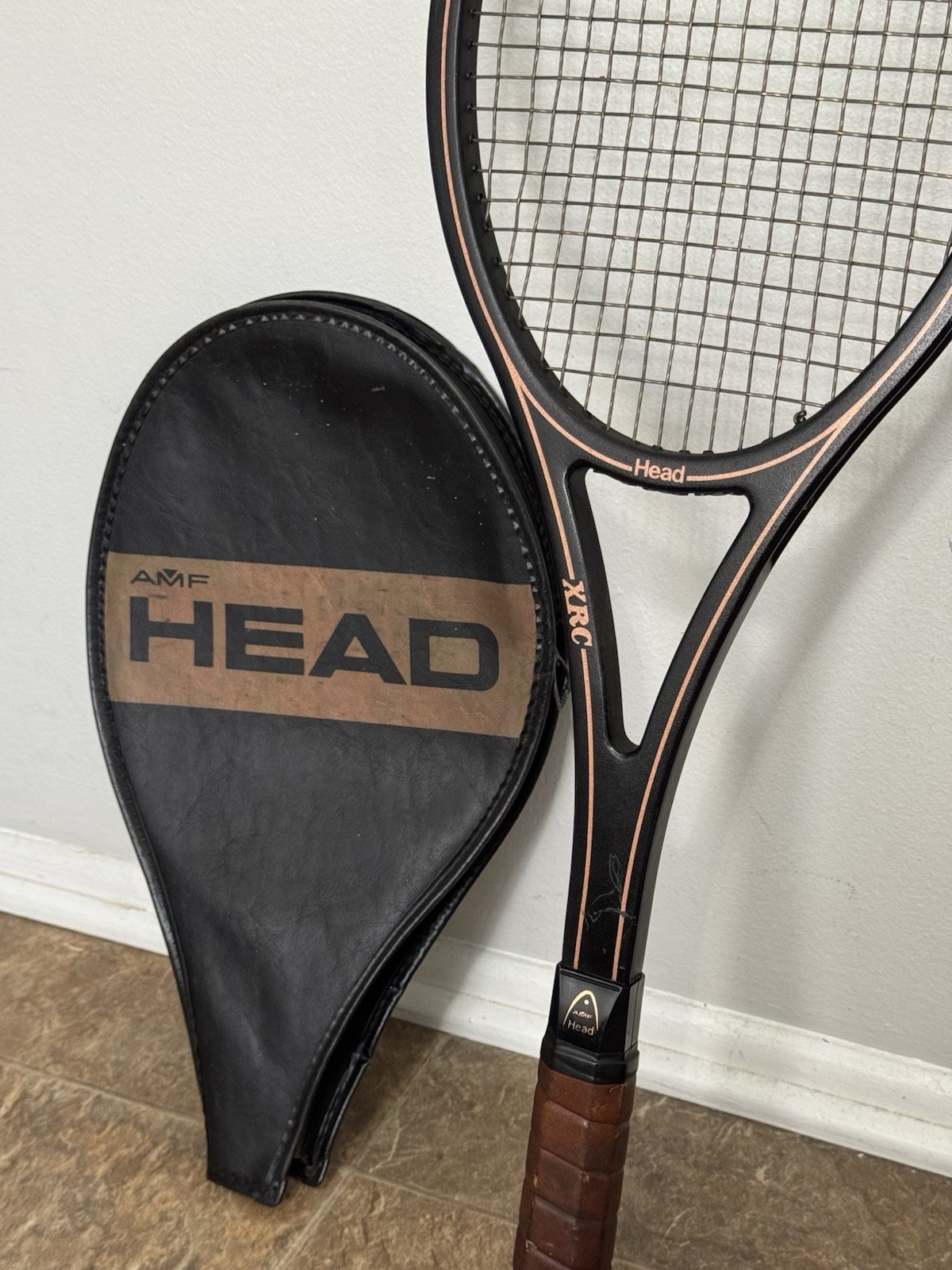 Vintage AMF Head XRC Tennis Racquet w/ Original Case, Made i