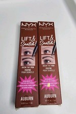 NYX Lift & Snatch Penna Tinta Sopracciglia 2 CONFEZIONI Auburn 