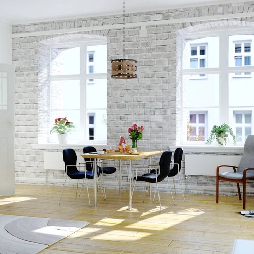 Vaxcel Lighting P0363 Norwood 16"W Pendant - Vintage Steel / Distressed Wood - Picture 12 of 12