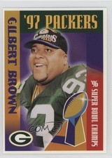 1997 Green Bay Packers Police Gilbert Brown #10 0r5