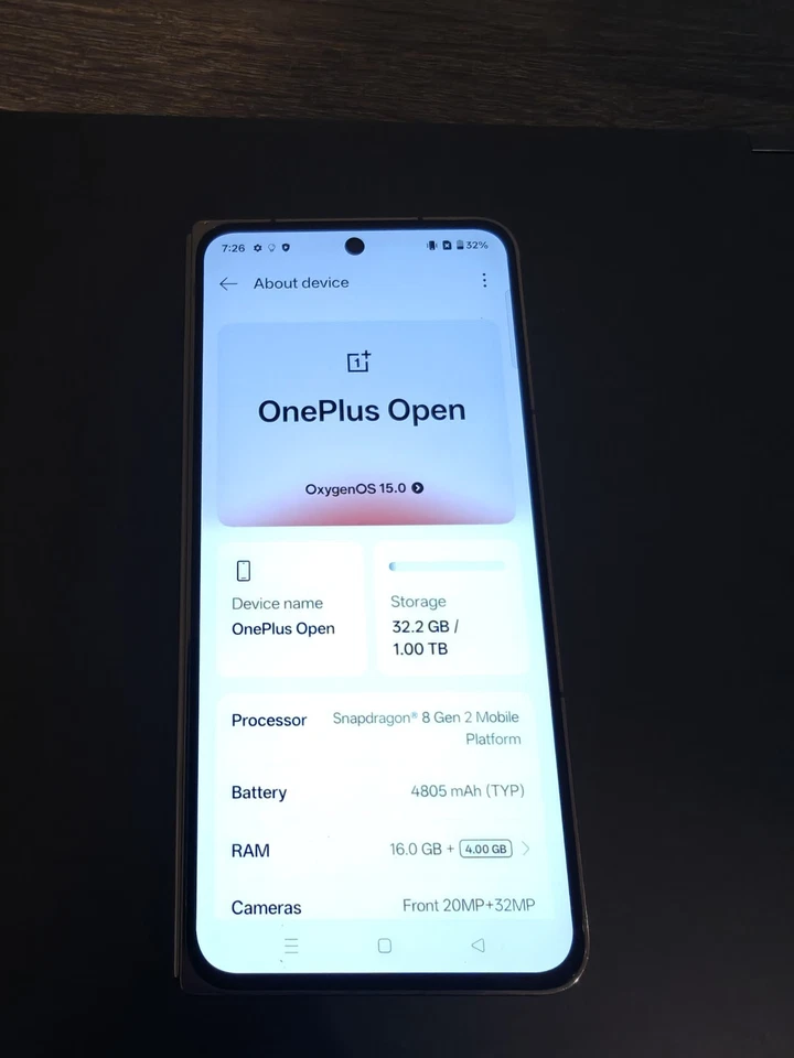 OnePlus Open Apex Edition - 1 TB - Crimson Shadow (Desbloqueado) ¡Leer!  Foto 2 de 4