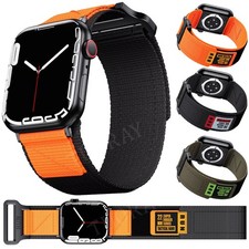 For Apple Watch Ultra 4 Series 12 11 10 9 8 7 6 5 SE 45/46/49mm Nylon Band Strap
