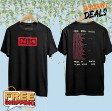 HOT!!!Nine Inch Nails Peel It Back Tour 2025 T Shirt 2 SIDE, REPRINT NEW, SALE !