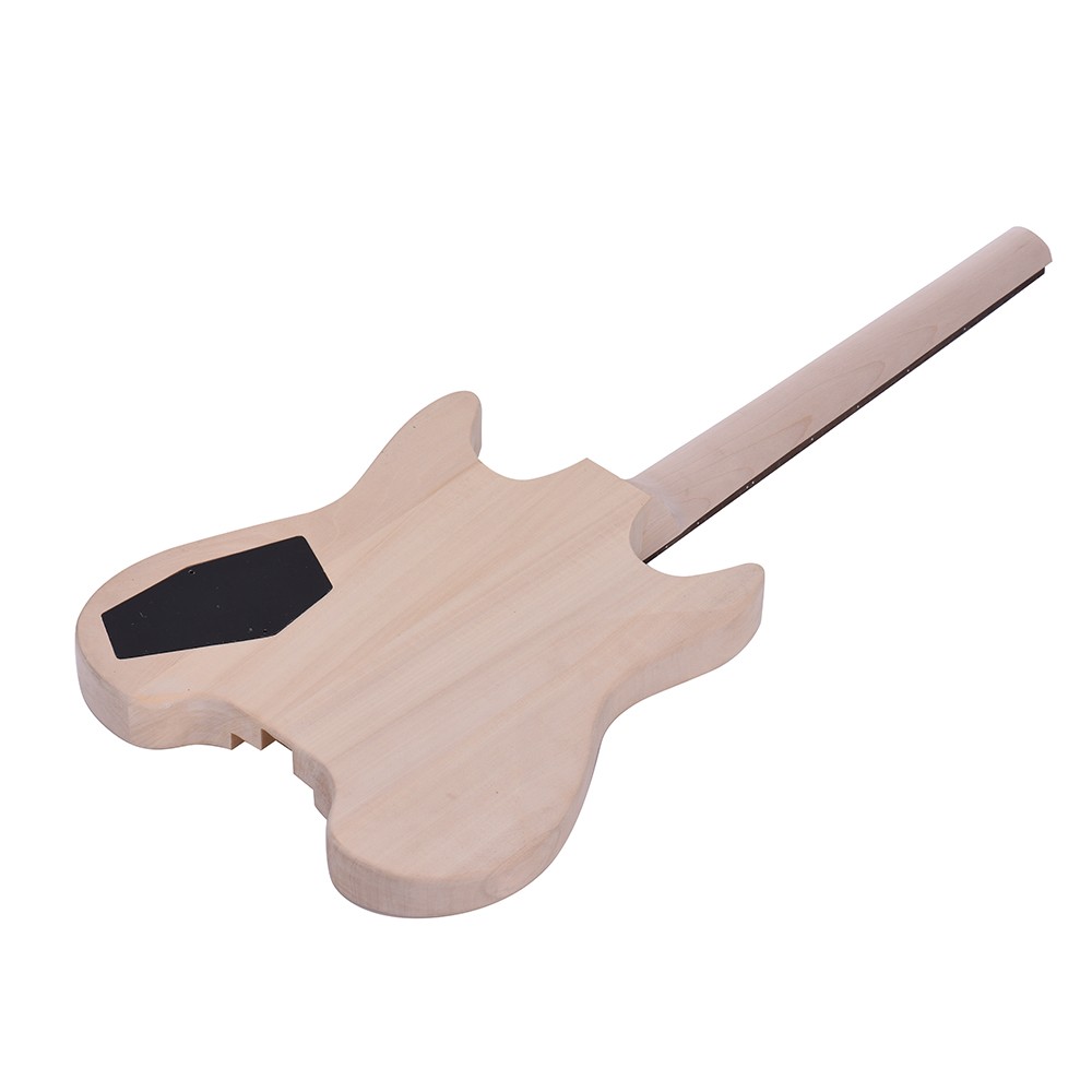 Kit De Guitare électrique à Monter Soi-même Corps En Tilleul Touche En
