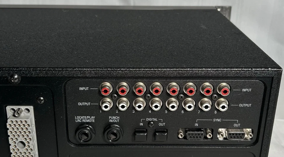 Alesis ADAT 8 Track Digital Audio Recorder W/Remote, Power Cord & Gator Case - Image 3 of 4