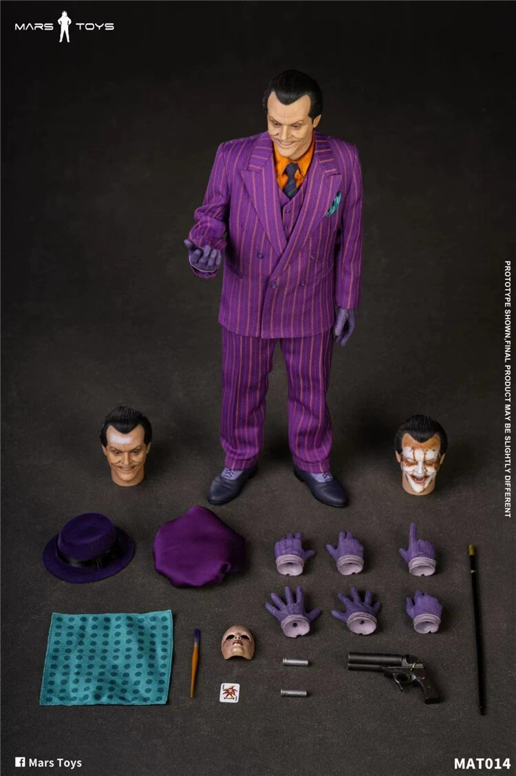 Mars Toys 1/6 MAT014 Mr.J Joker PVC Action Figure Model NEW Mars Toys 1/6 MAT014 Mr.J Joker PVC Action Figure Model NEW