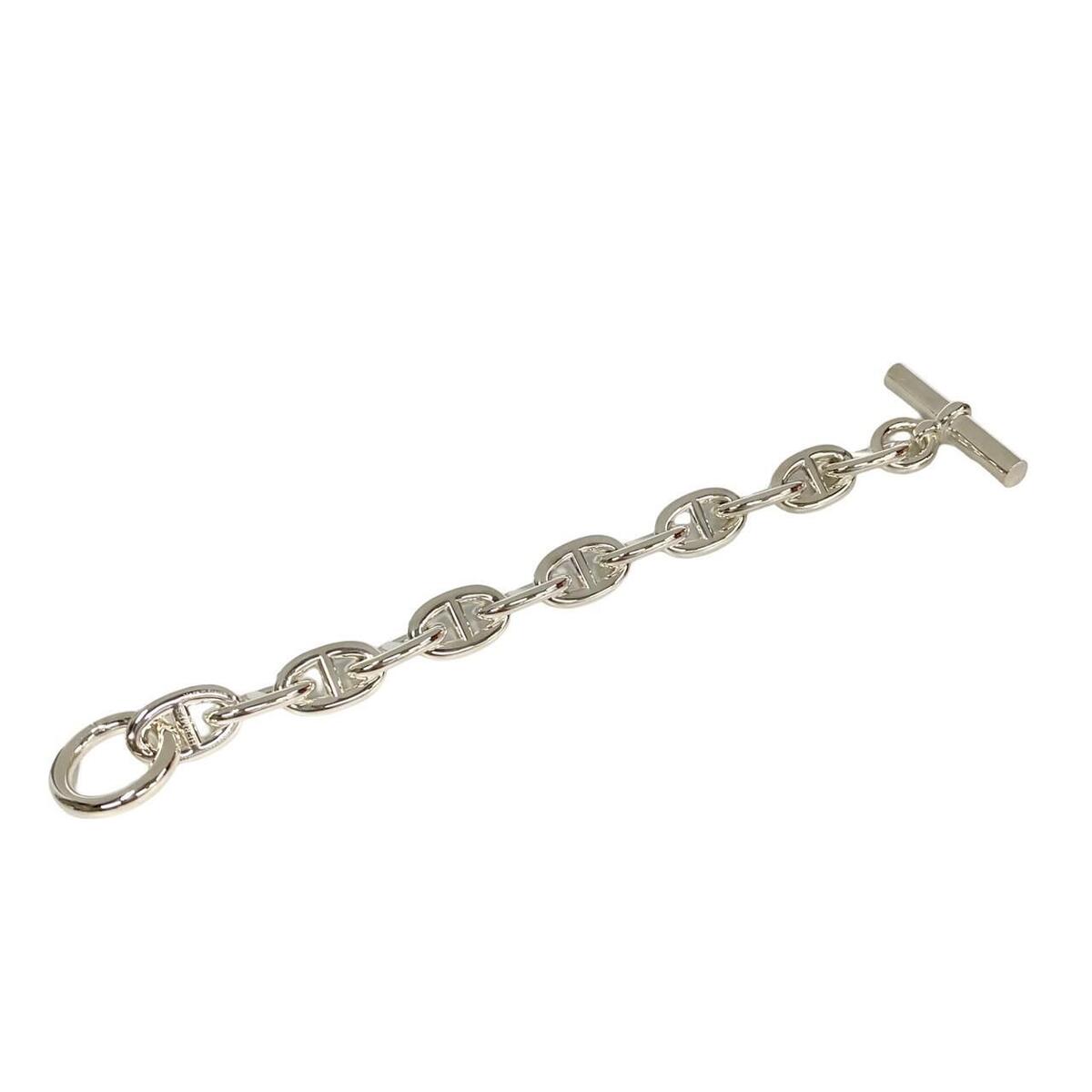 Hermes Chaine d'Ancre TGM Bracelet Silver 925 Length 22cm Hermes Chaine d'Ancre TGM Bracelet Silver 925 Length 22cm